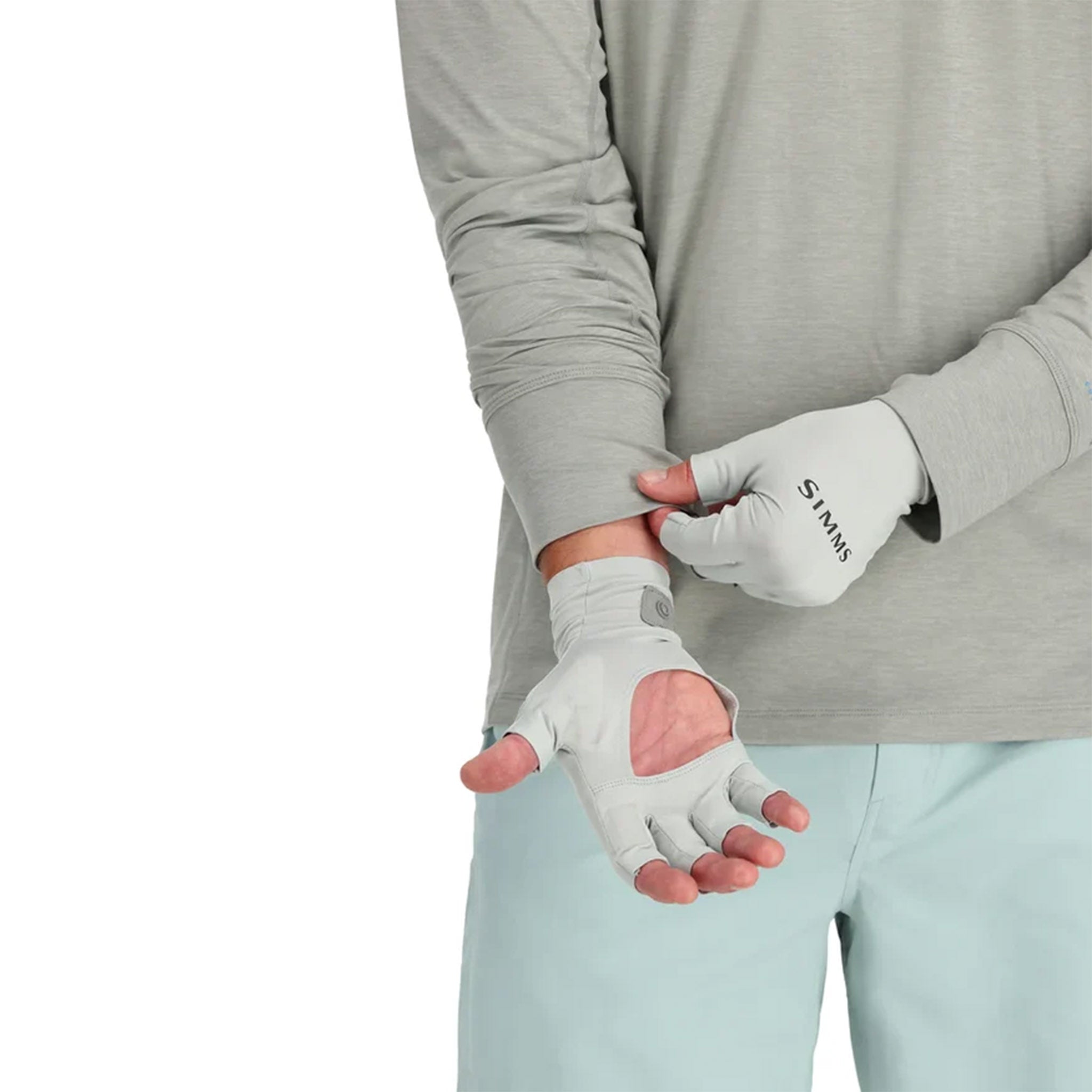 Simms Solarflex Half Finger Sunglove