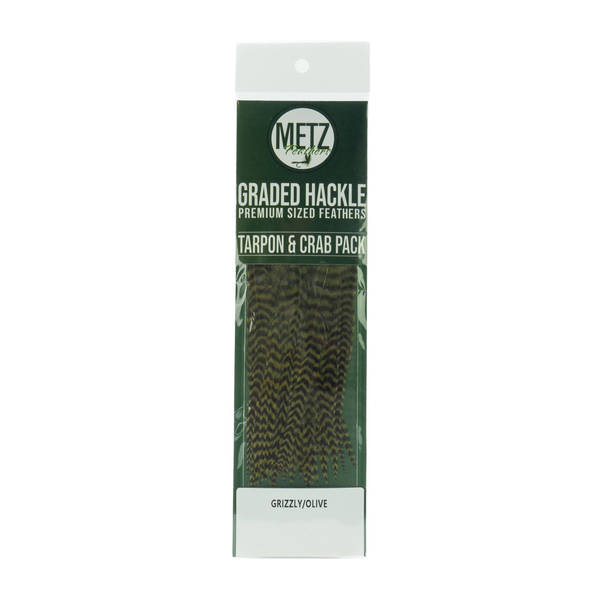 Metz Tarpon & Crab Pack Graded Hackle Feathers