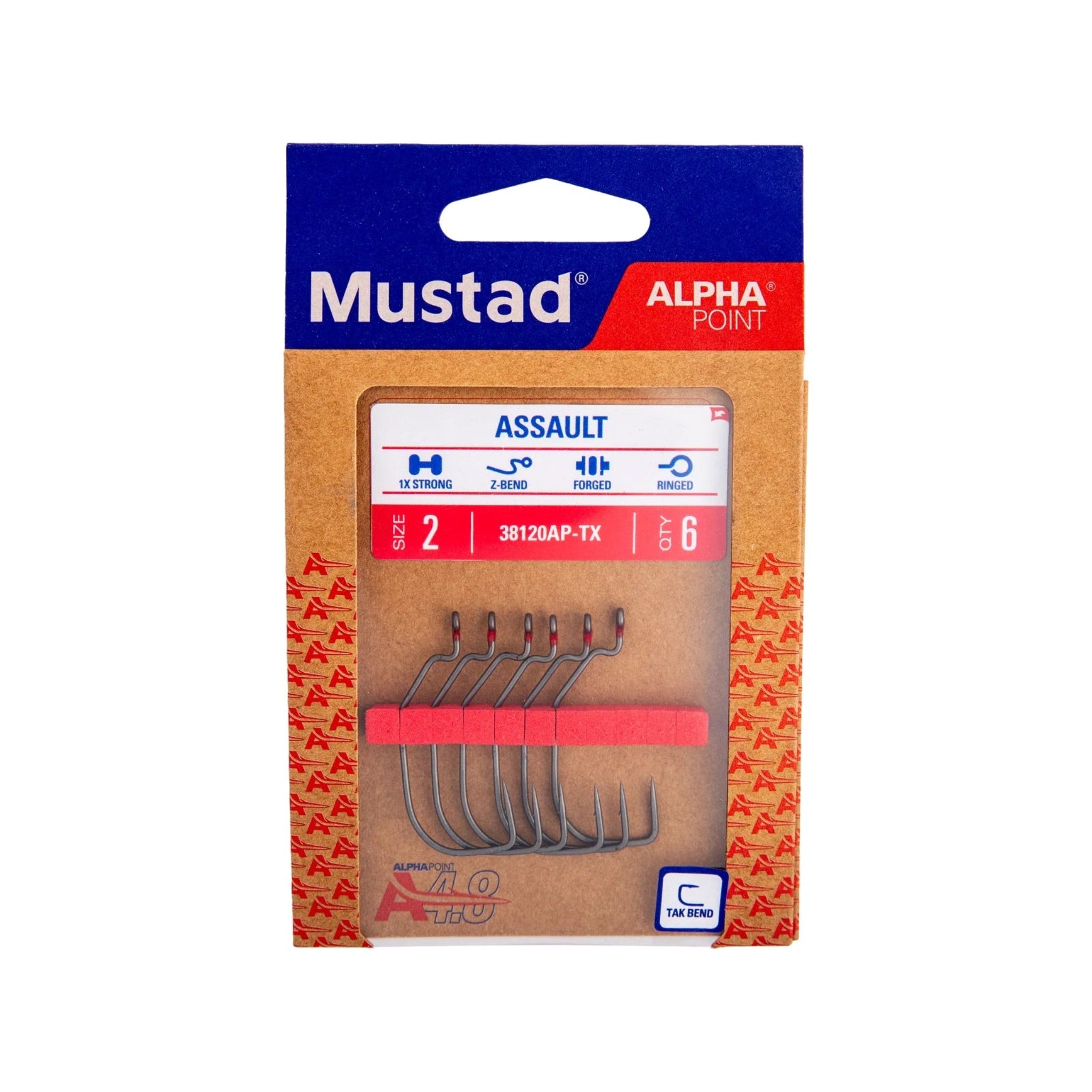 Mustad Alpha Point Tak Offset Hook