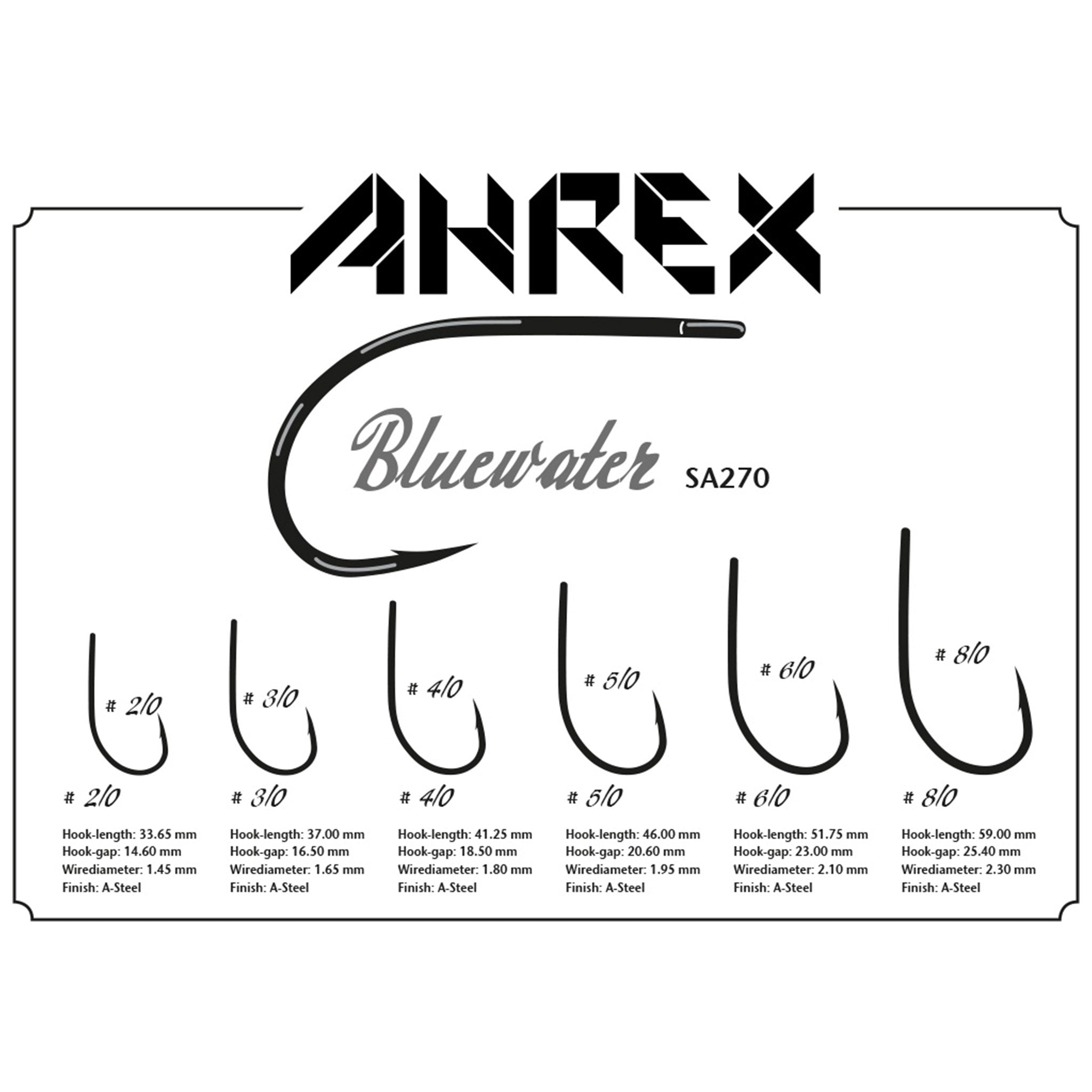Ahrex SA270 Bluewater Hooks