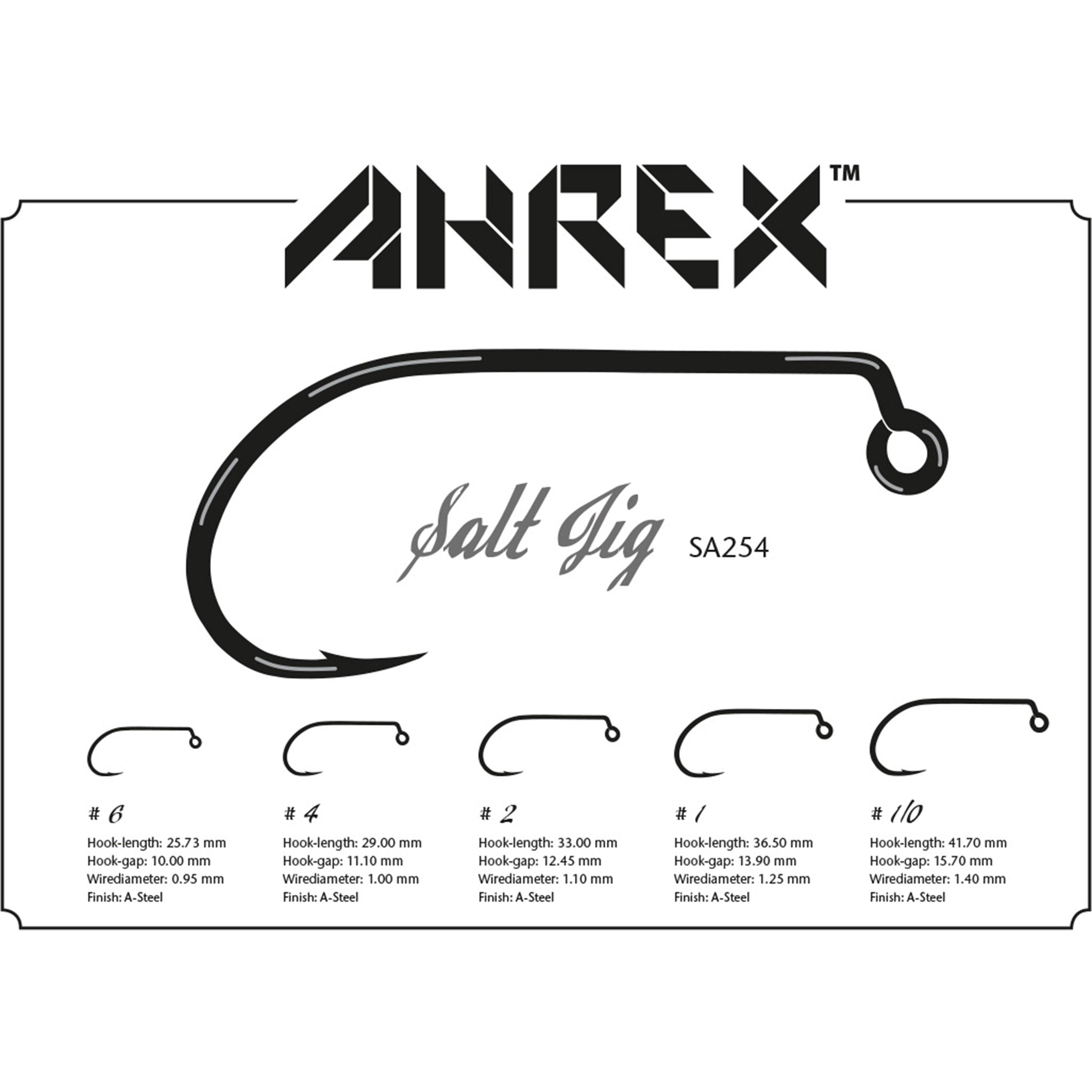 Ahrex SA254 Salt Jig Hooks