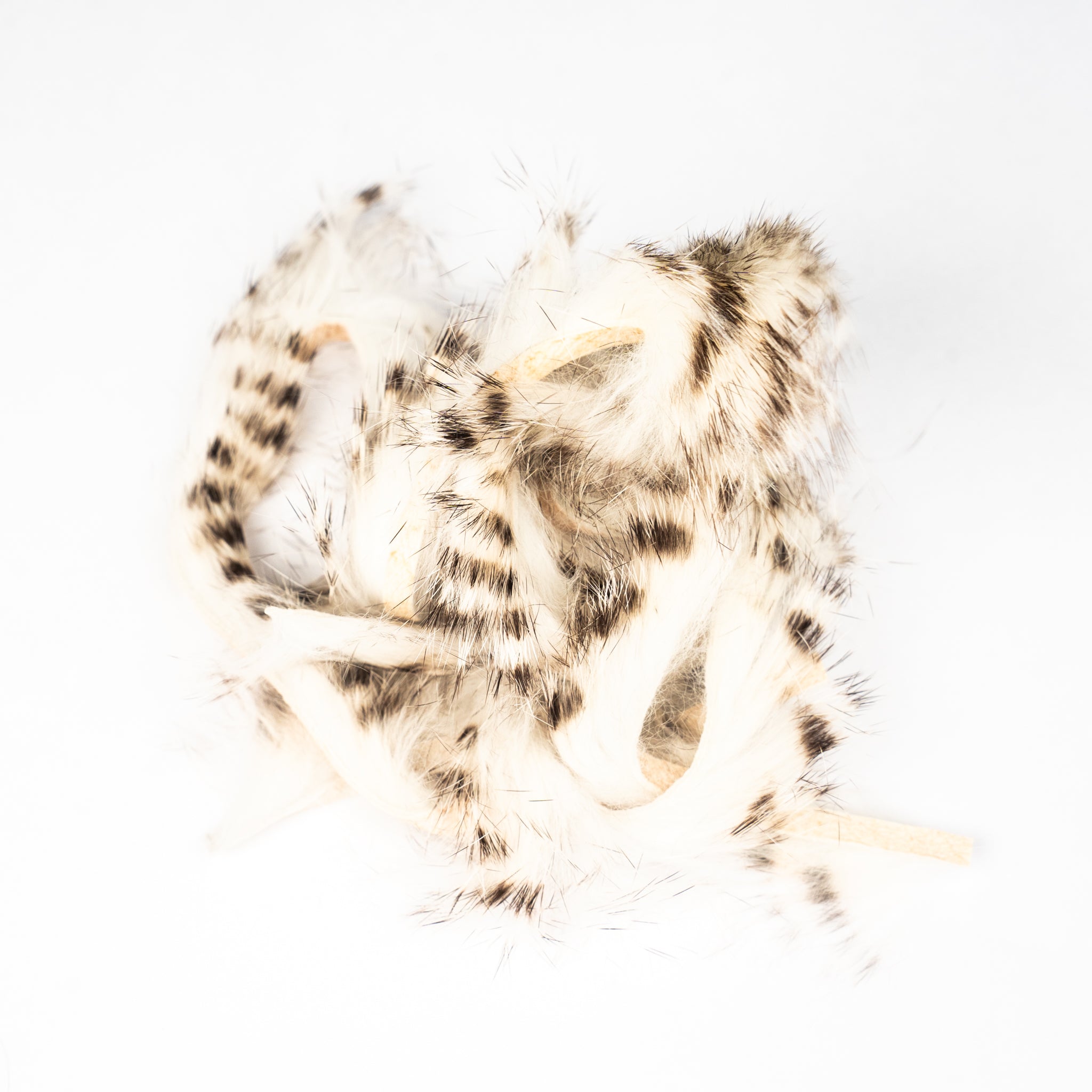 Hareline Black Barred Rabbit Strips