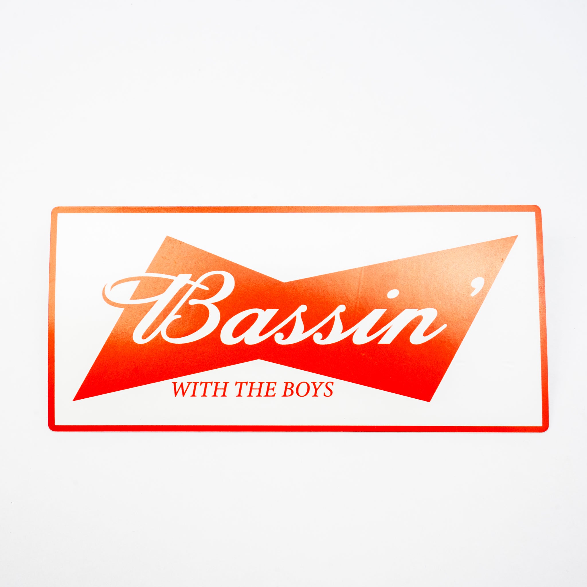 Bassin with the Boys Sticker