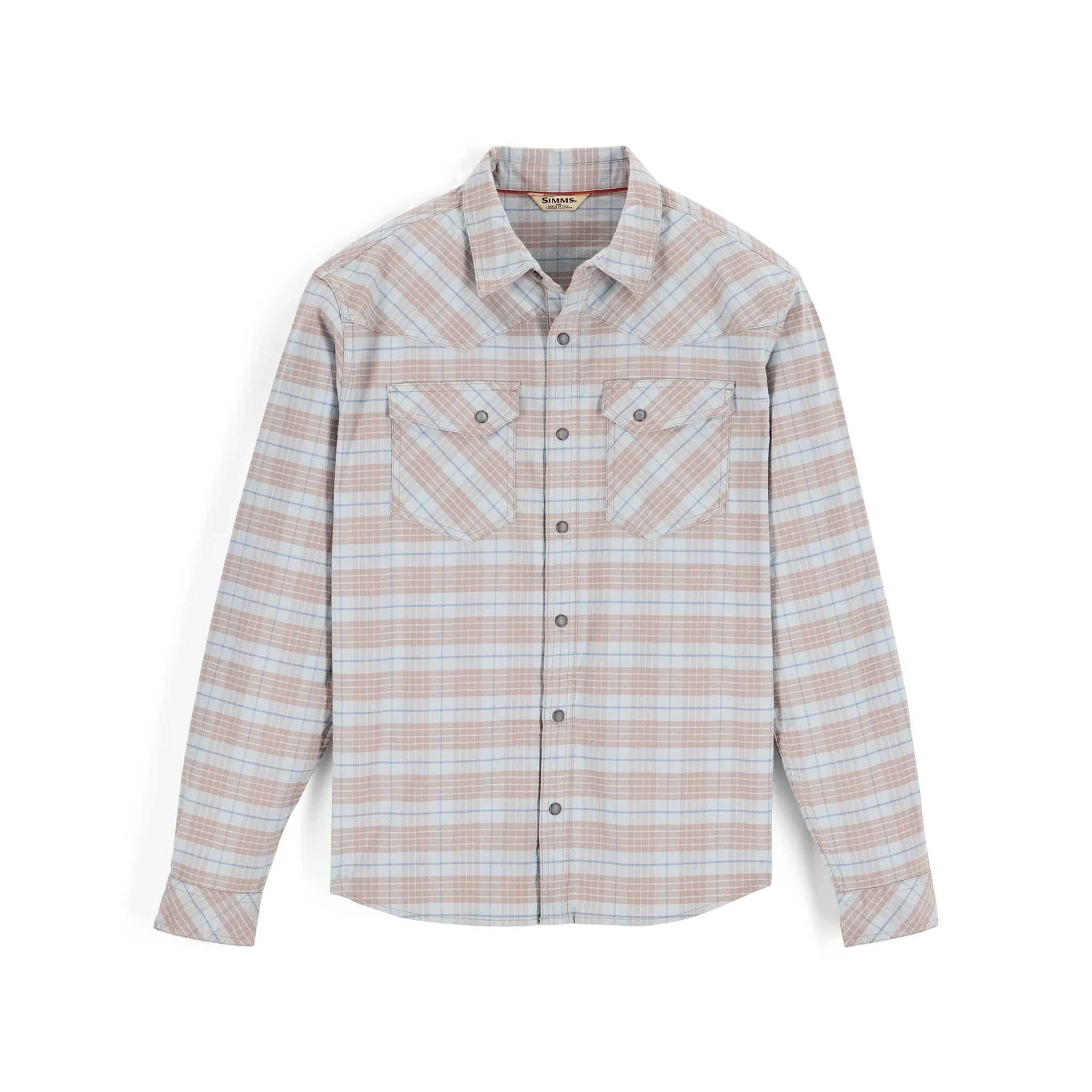 Simms Brackett LS Shirt - Drummond Plaid Sterling