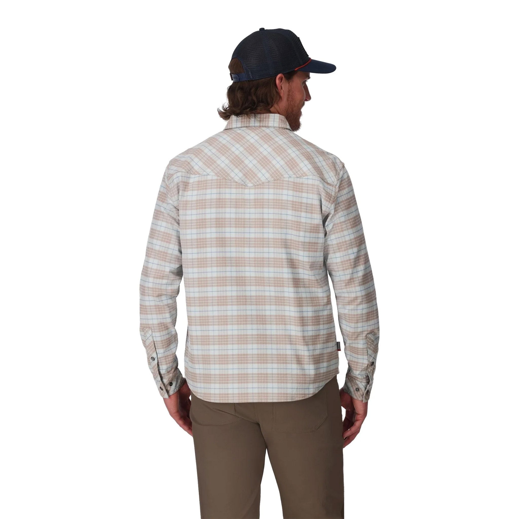 Simms Brackett LS Shirt - Drummond Plaid Sterling