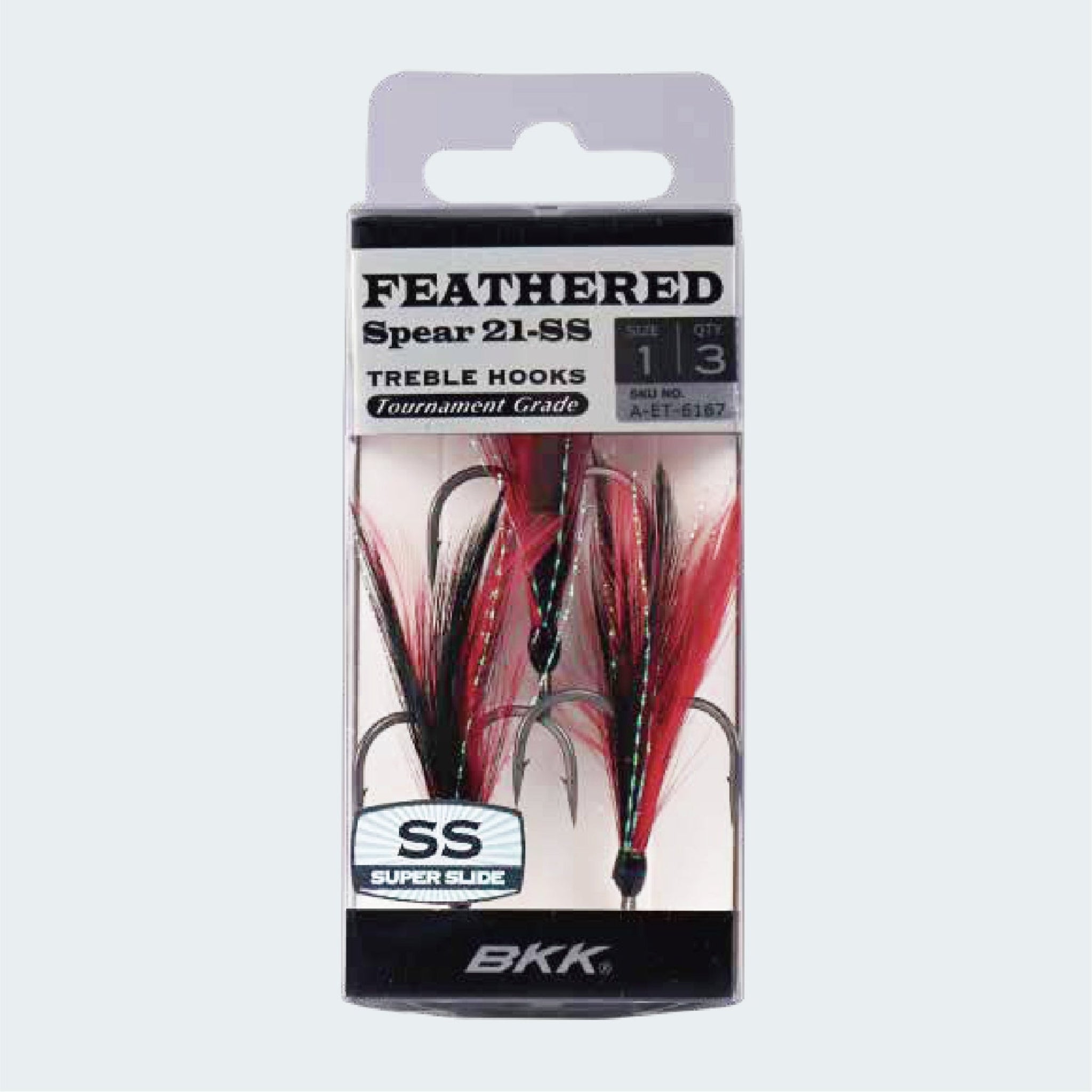 BKK Feathered Spear 21-SS Treble Hook