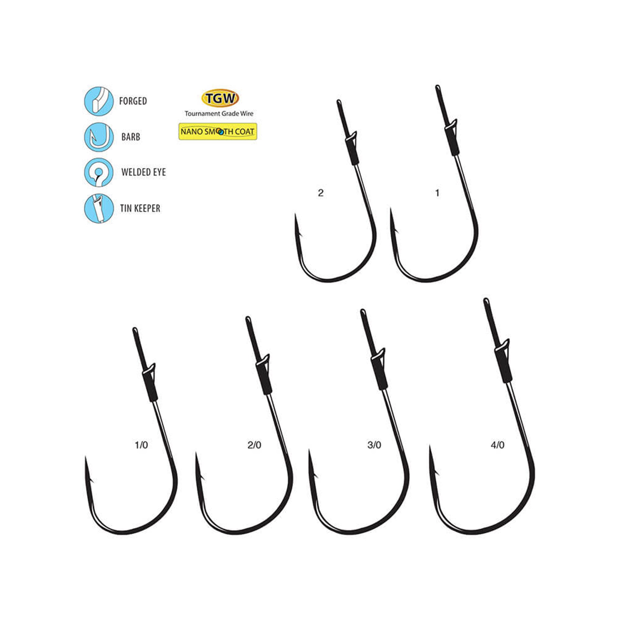 Gamakatsu G-Finesse Heavy Cover Worm Hook