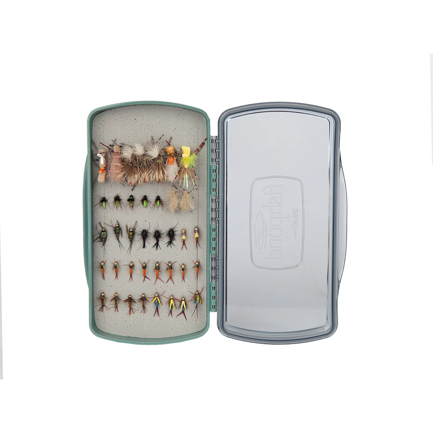 Tacky Pescador Medium Clear Fly Box w/ Dynamic Foam