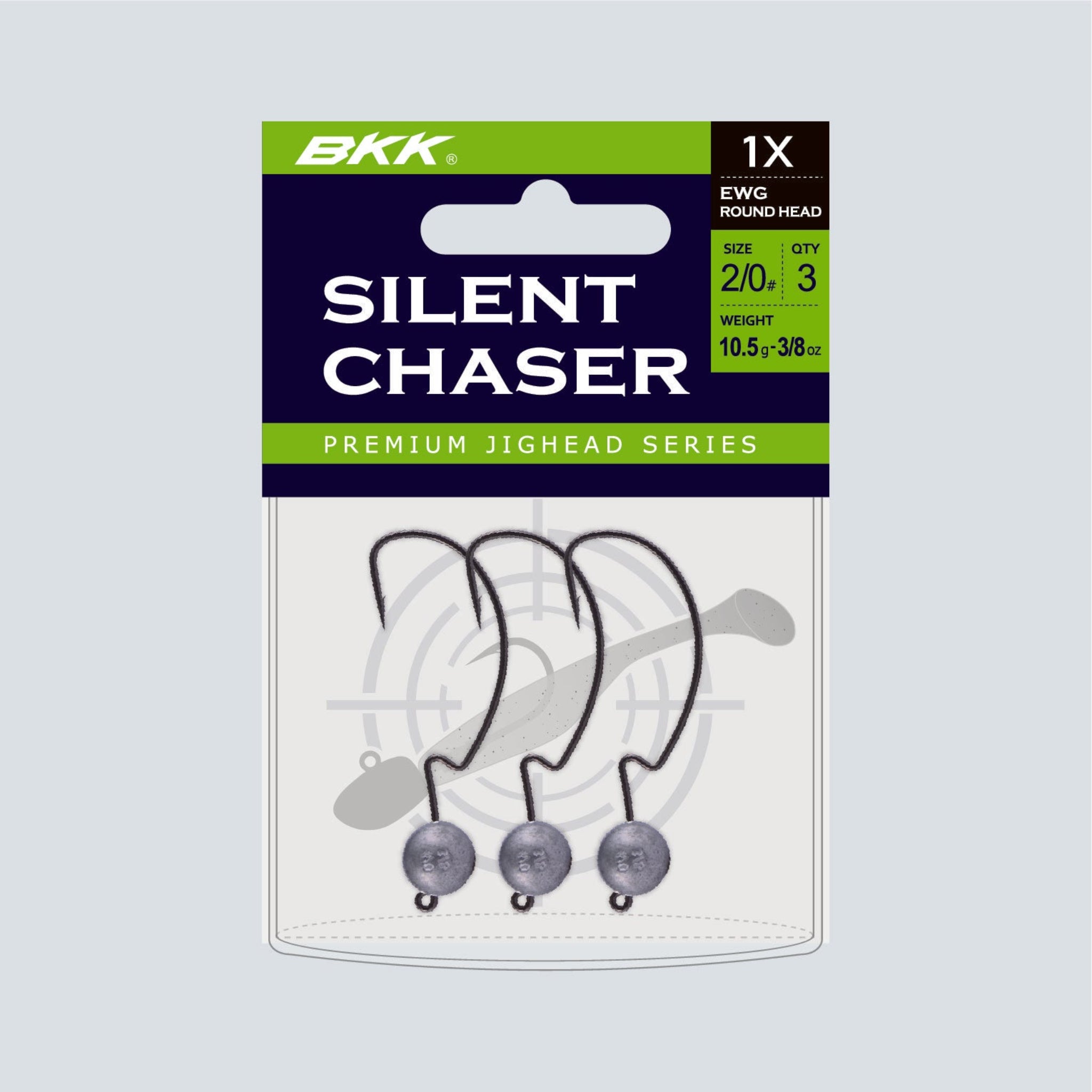 BKK Silent Chaser 1x EWG Round Head Jighead