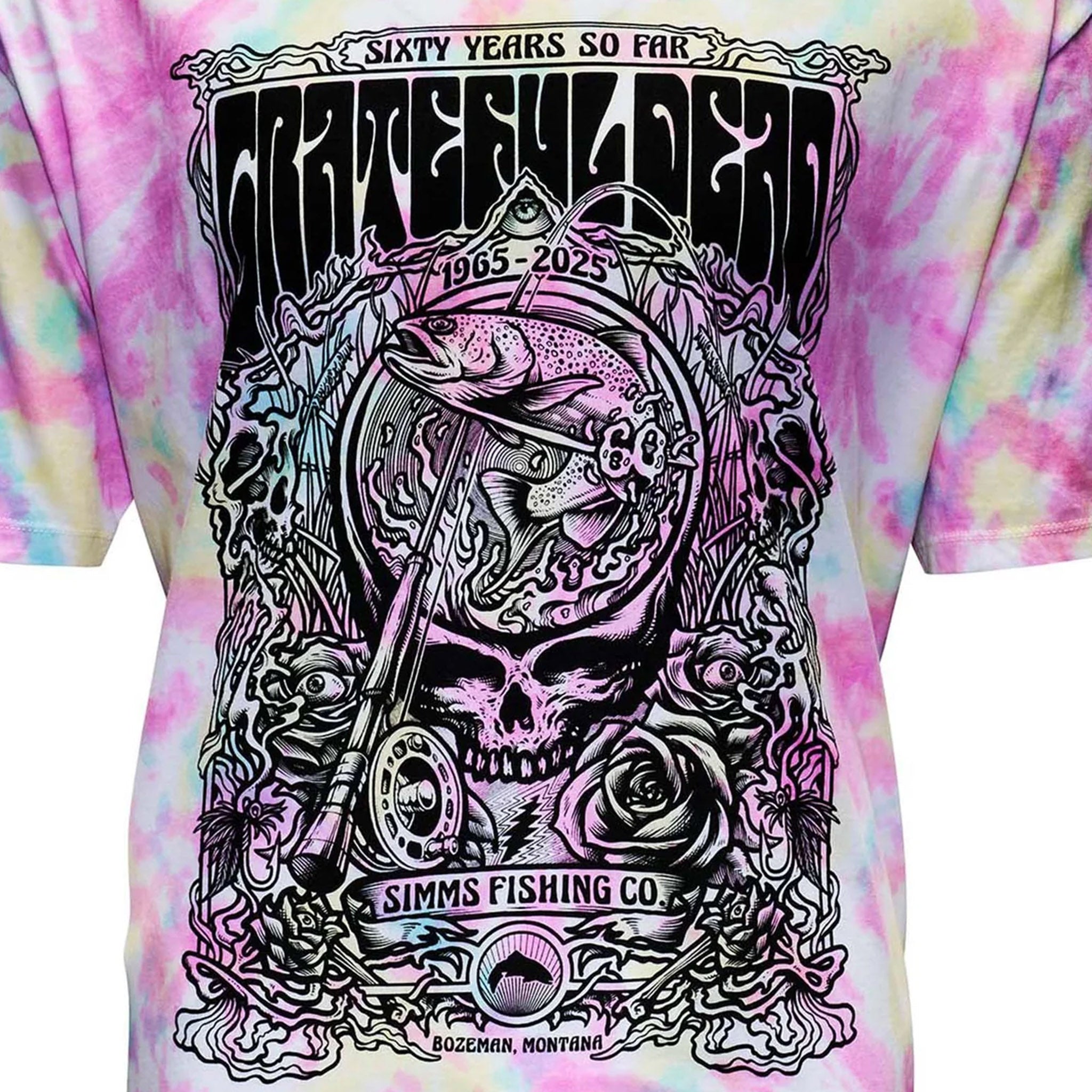 Simms Grateful Dead Fountain Print Tee