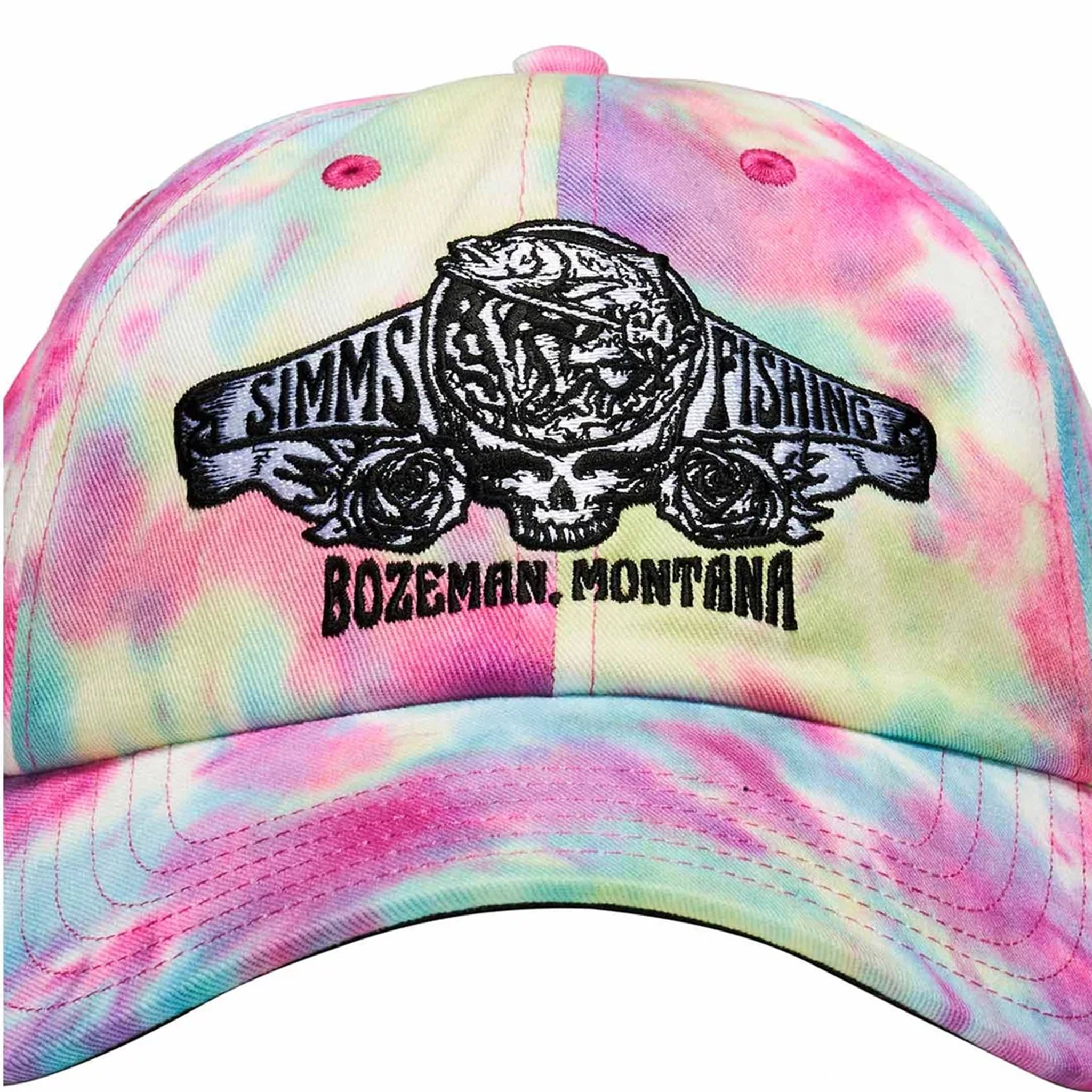 Simms Grateful Dead Single Haul Tie Dye Fountain Script Cap