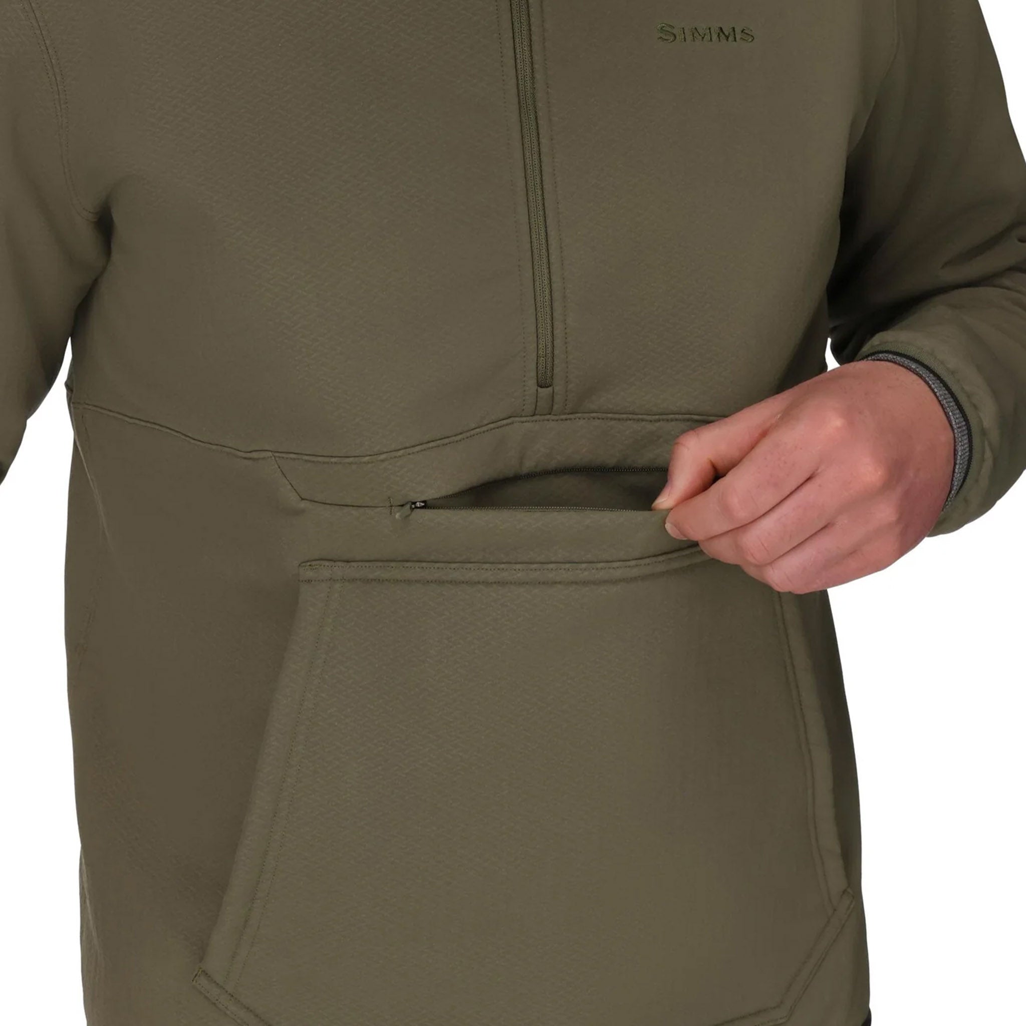 Simms Strata 330 Half-Zip Mid-Layer Hoodie