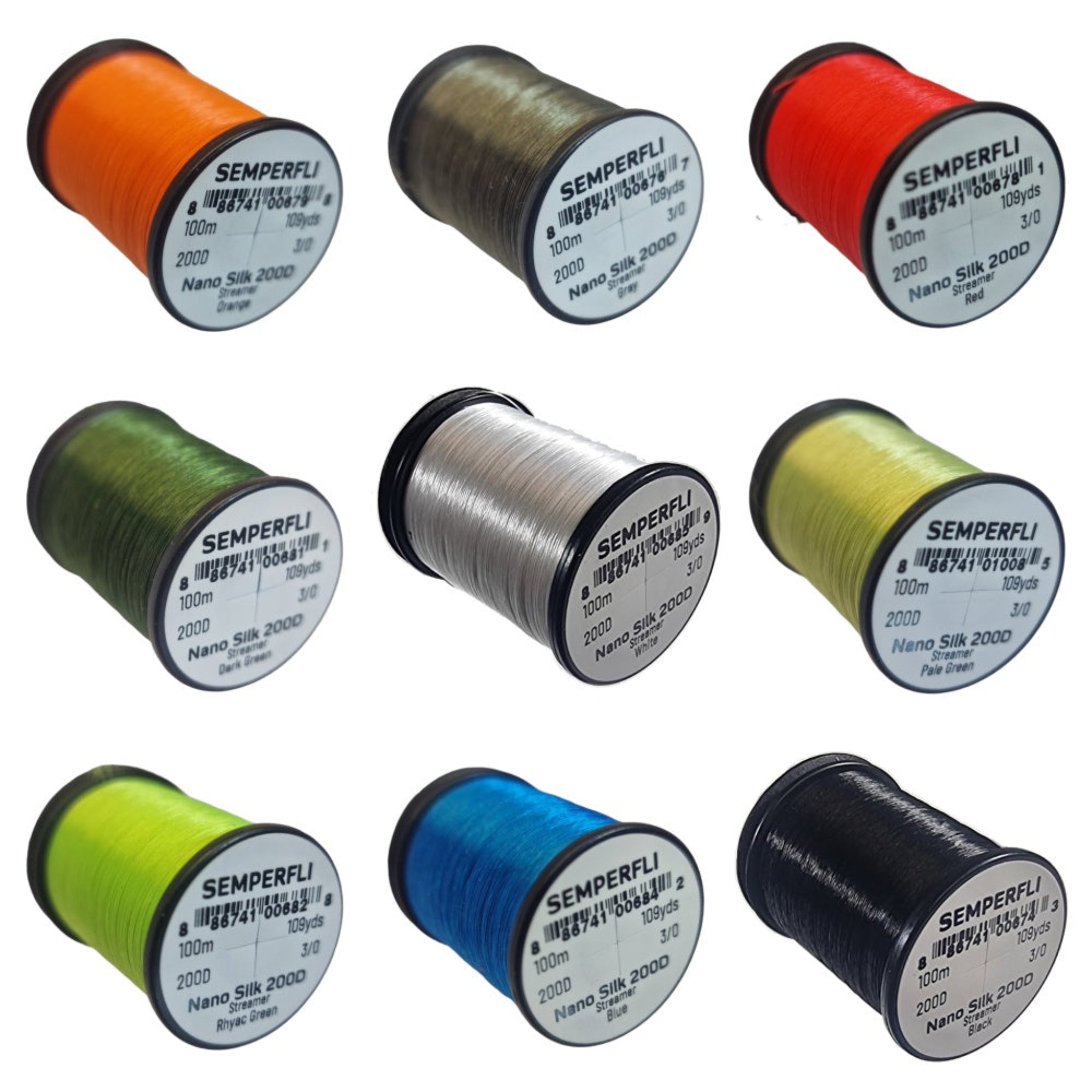 Semperfli Nano Silk 200D Streamer Fly Tying Thread