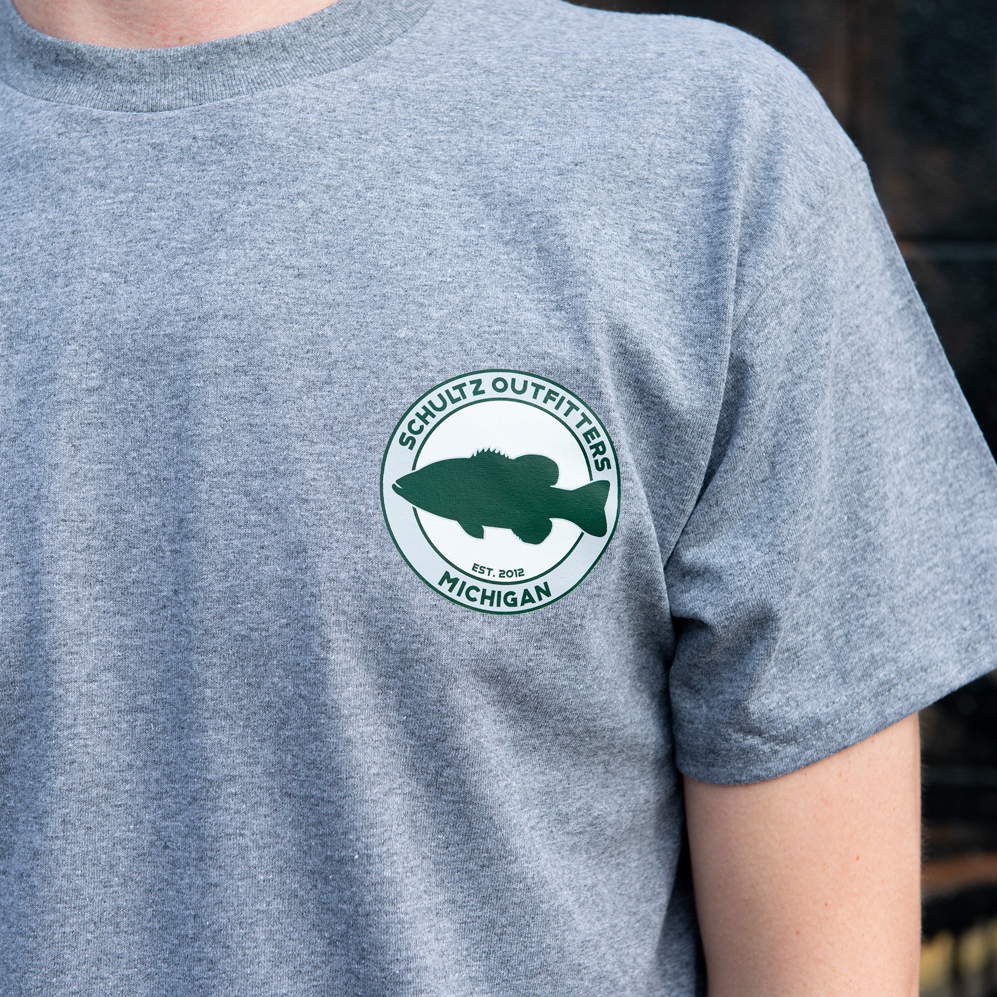 Schultz Outfitters "Camp Counselor" Graphite Heather T-Shirt