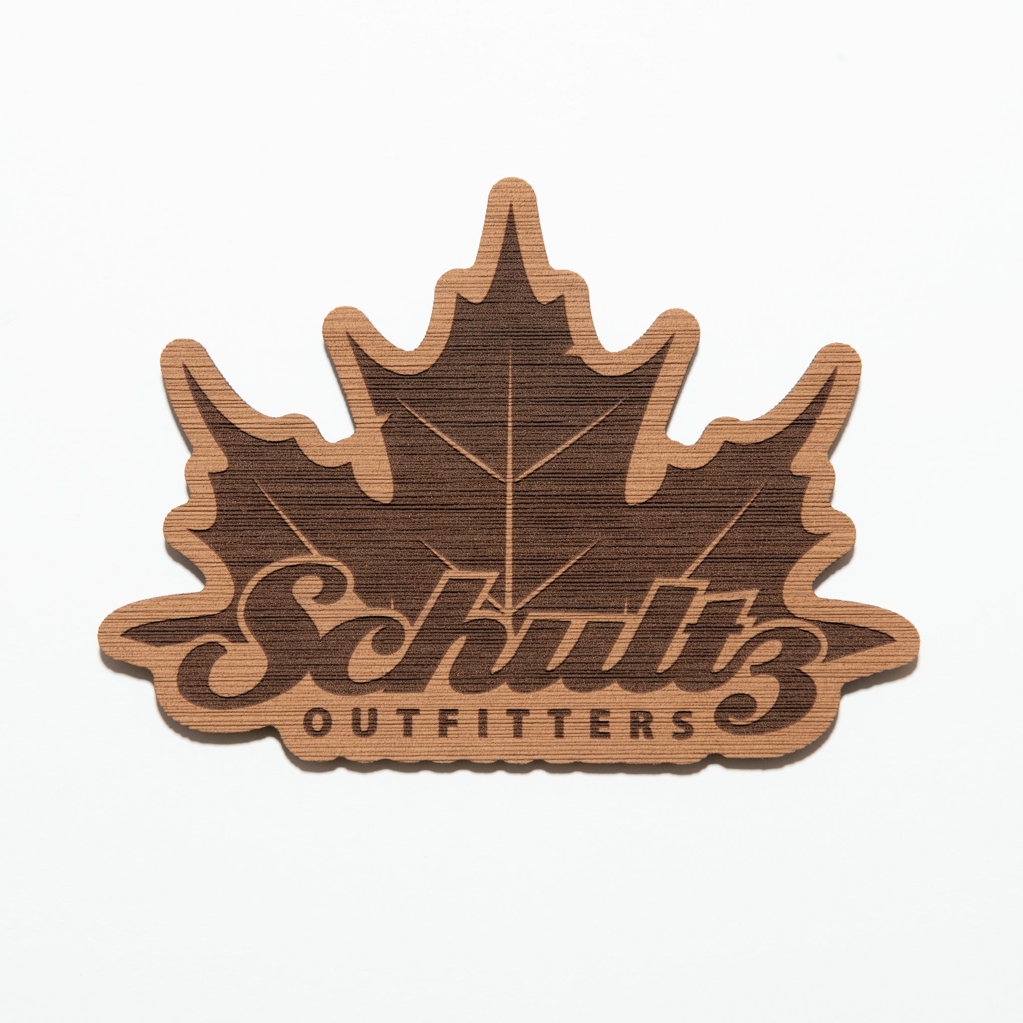 Schultz Outfitters Leaf Logo Foam Patch