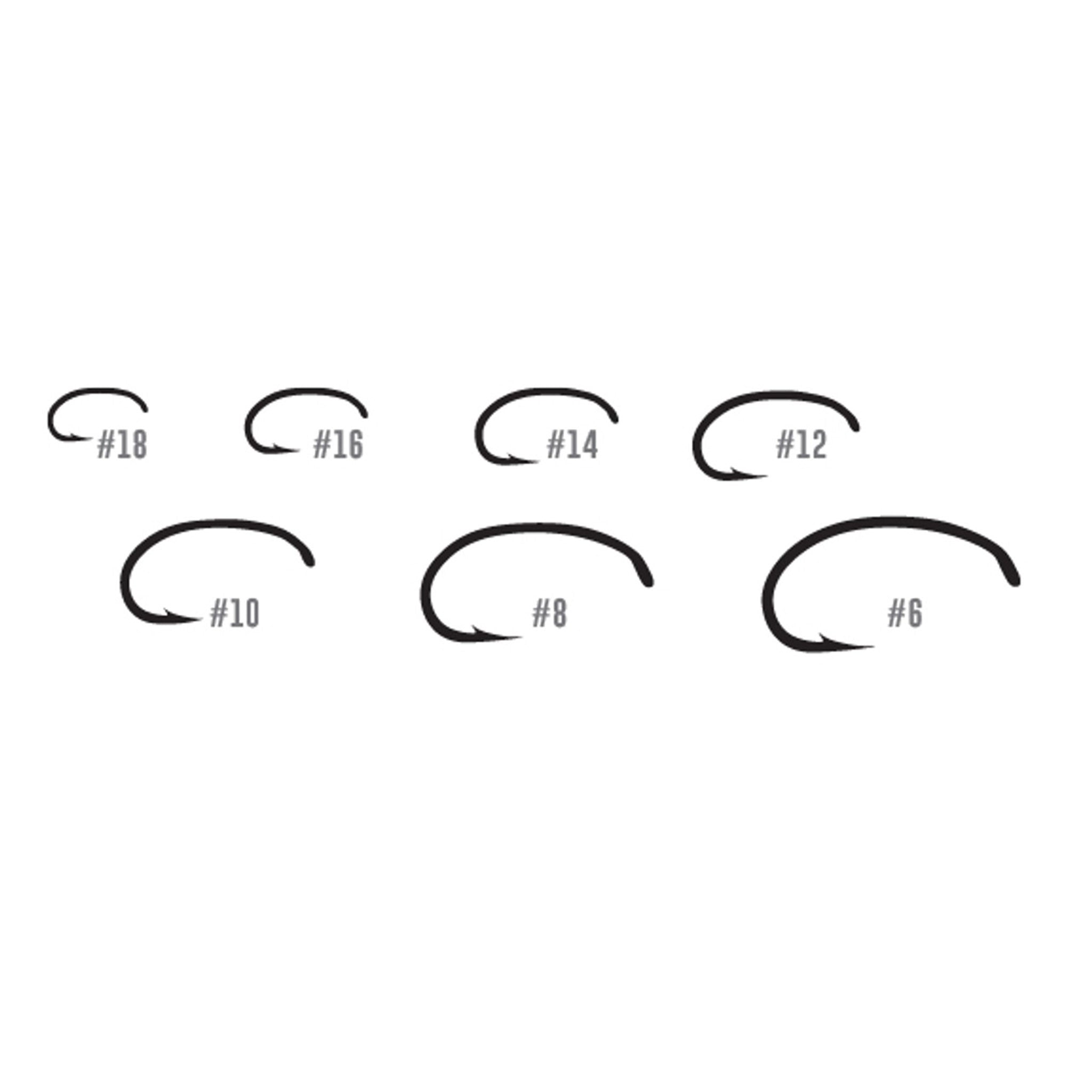 TMC 2457 Curved Nymph Hooks