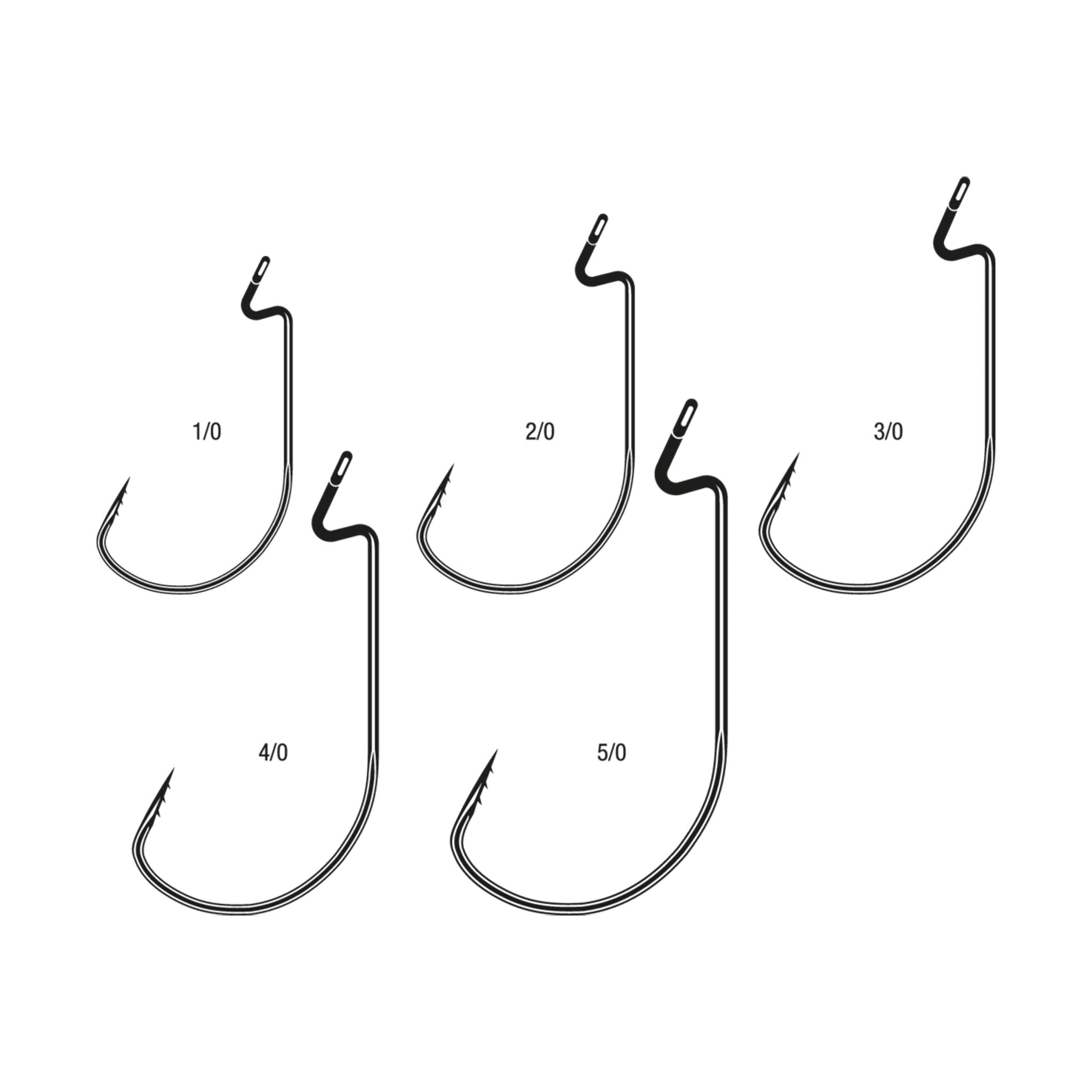 VMC Fastgrip Wide Gap Worm Hook