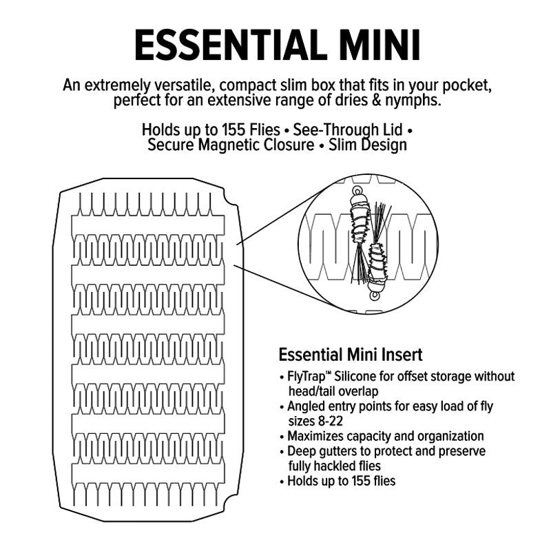 Umpqua UPG Silicone Essential Mini Fly Box