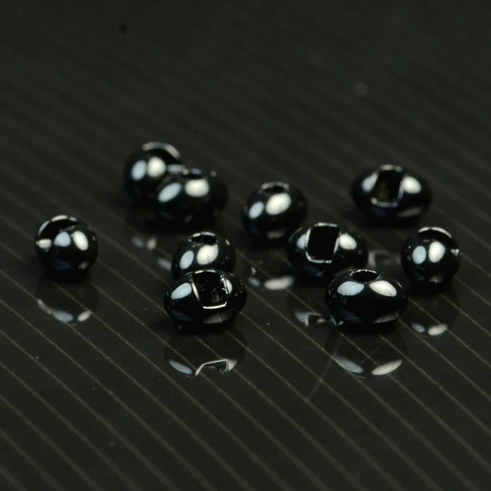 Spawn Slotted Tungsten Football Beads