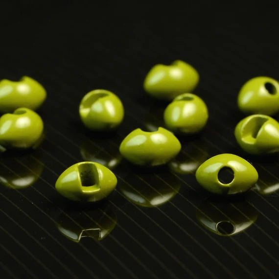 Spawn Slotted Tungsten Football Beads