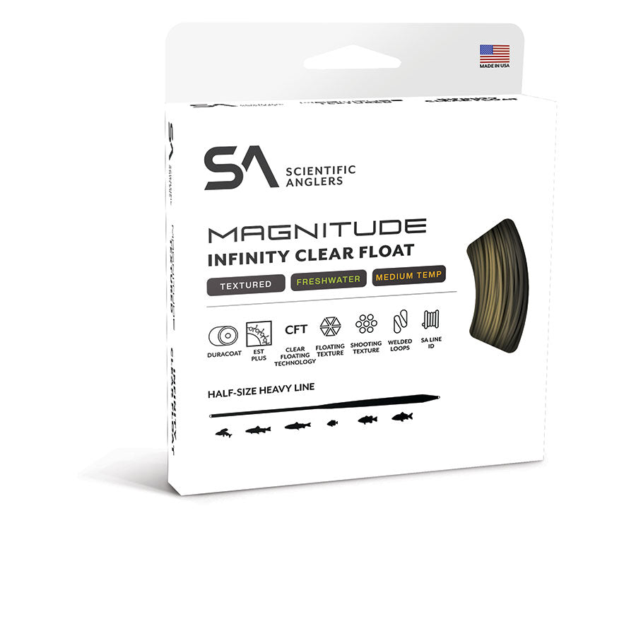 Scientific Anglers Magnitude Textured Infinity Clear Tip Fly Line