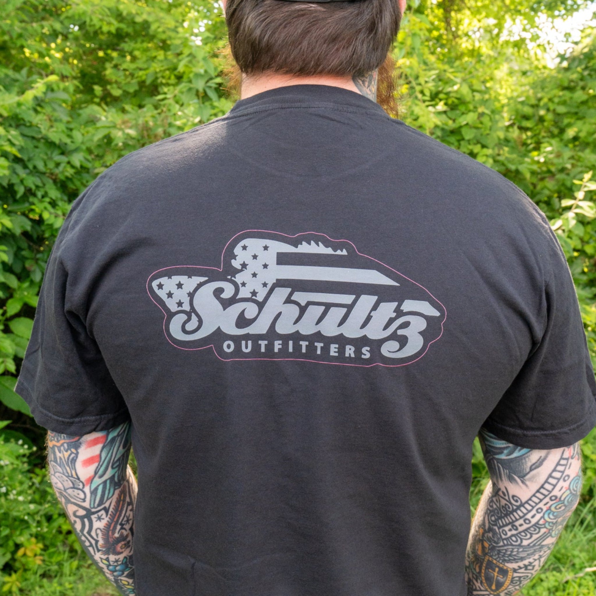 Schultz Outfitters USA Logo Pocket Tee
