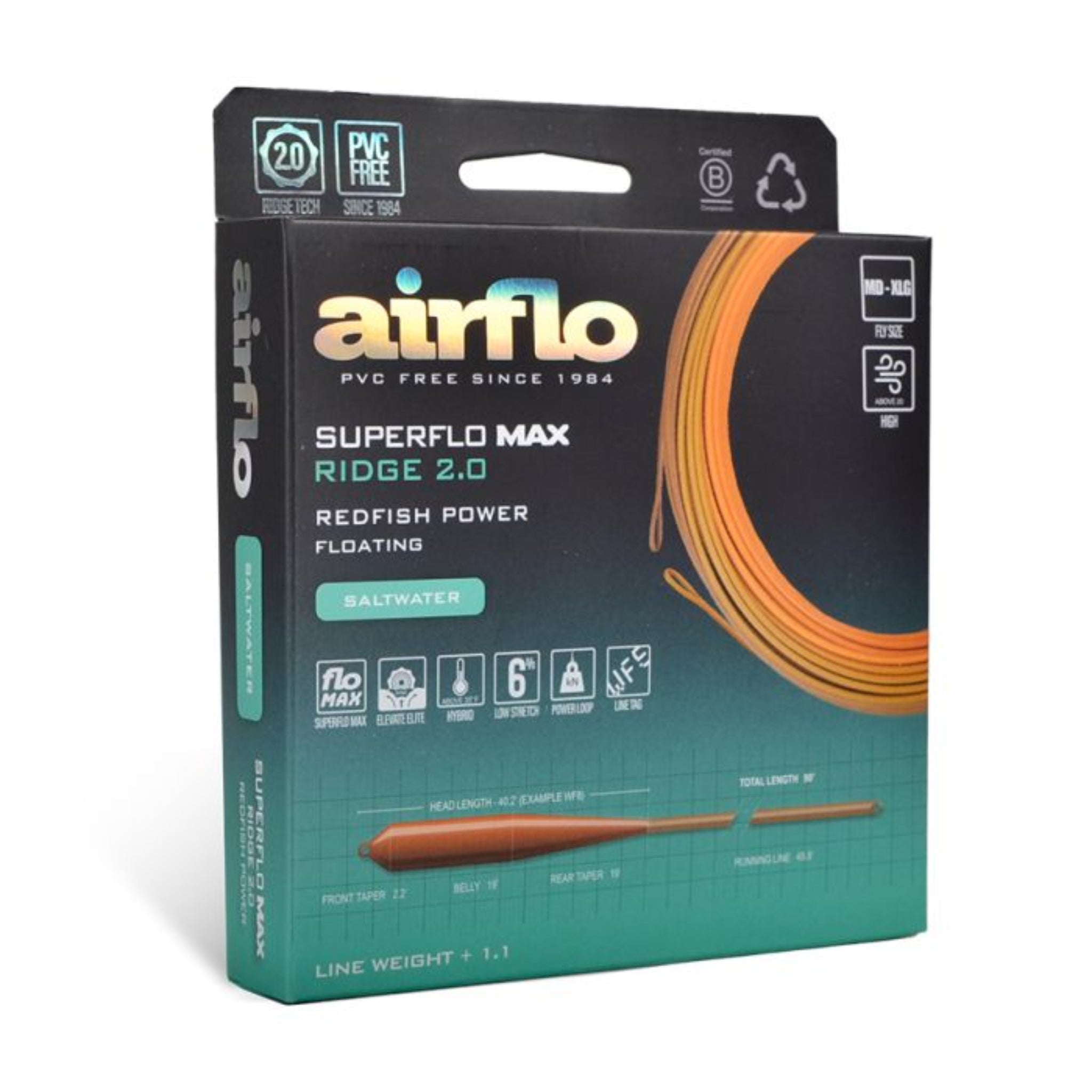 Airflo Superflo Max Ridge 2.0 Redfish Power Fly Line